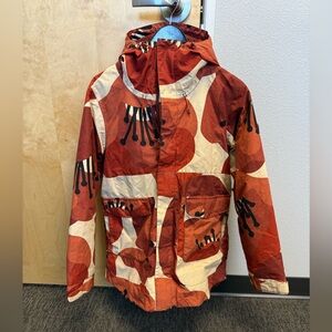 Burton Poppy Field Ski Snowboard Jacket with Hood, Small, Burton Cerena Parka